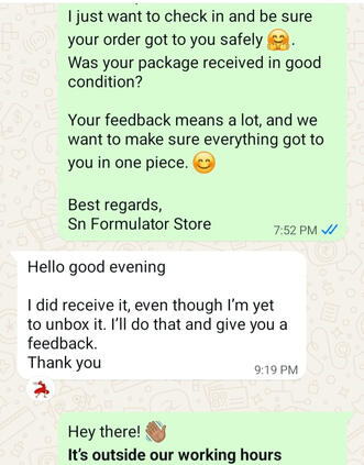 Customer received her 10litres Manual filling machine and was yet to unbox it. She loved it.